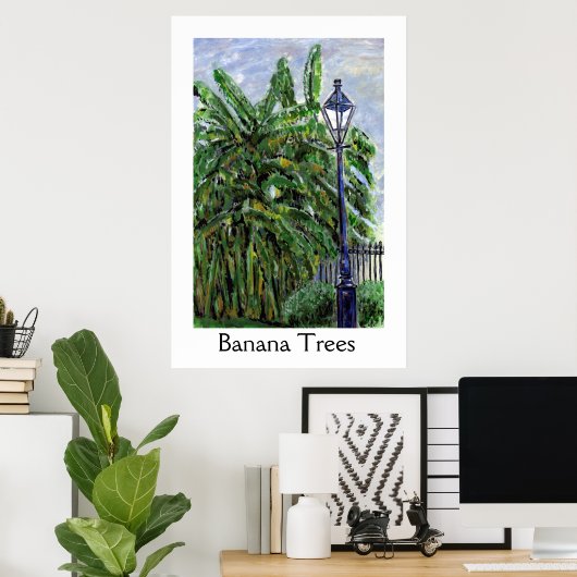 Banana Trees Poster (Heimbüro)