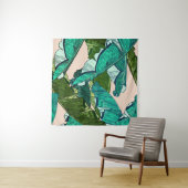 Banana tropical Leaves seamless Pattern Wandteppich (Beispiel (Horizontal))