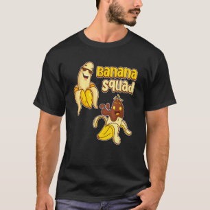 Banana-Truppe Sommer   Banane Frucht   T-Shirt