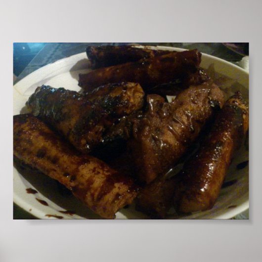 Banana Turon - Filipino Food Dessert Poster (Vorne)