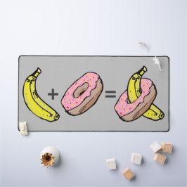 Banana und Donut Schreibtischunterlage