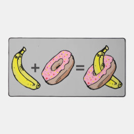 Banana und Donut Schreibtischunterlage