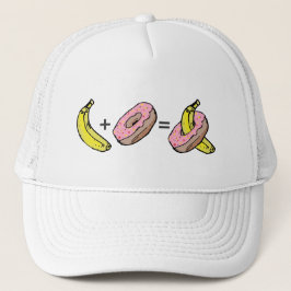 Banana und Donut Truckerkappe