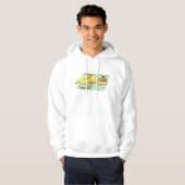 Banana und Pancakes Frühstückspensum Küche Hoodie (Vorne ganz)