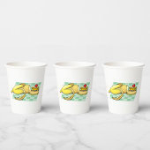 Banana und Pancakes Frühstückspensum Küche Pappbecher