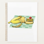 Banana und Pancakes Frühstückspensum Küche Planer (Vorderseite)