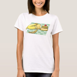 Banana und Pancakes Frühstückspensum Küche T-Shirt