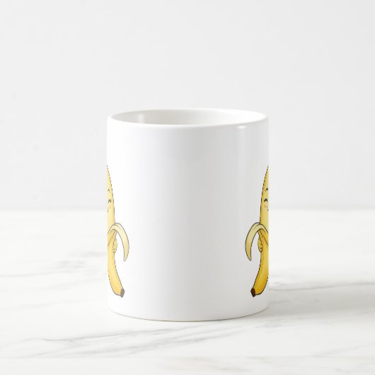 Banana-Valentinstag Kaffeetasse (Mittel)