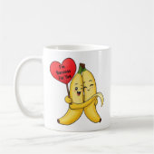 Banana-Valentinstag Kaffeetasse (Links)