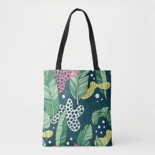 Banana verlasse abstrakte, trendige Farben Tasche