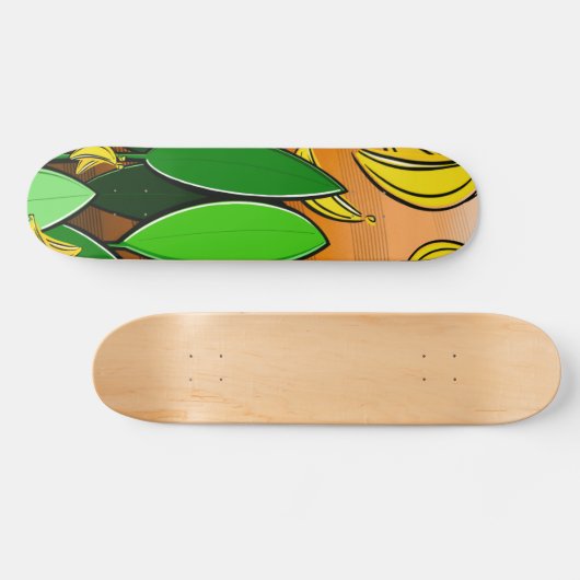 Banana Vibes – Pop Art Skateboard (Horizontal)