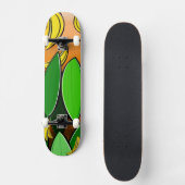 Banana Vibes – Pop Art Skateboard (Vorderseite)