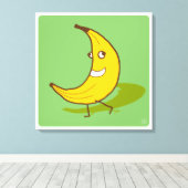 Banana Walk Reden Sie nicht Leinwanddruck (Insitu (Holzboden))