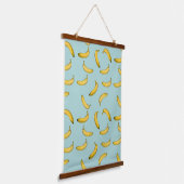 Banana Wandteppich Mit Holzrahmen (Gewinkelt)