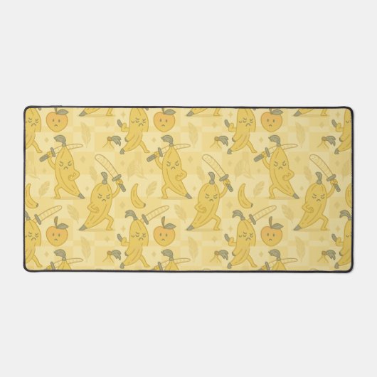 Banana Warriors Action Fruit Schreibtischunterlage (Vorderseite)