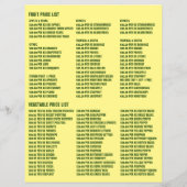 Banana, Werbung für Greengrocerts Flyer (Hinten)