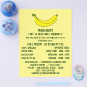 Banana, Werbung für Greengrocerts Flyer (Einzeln)