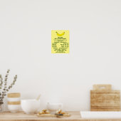 Banana, Werbung für Greengrocerts Poster (Küche)