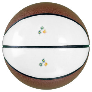 Banana Yellow, Dark Blue Green, decorative Basketball