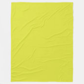 Banana Yellow Fleecedecke (Vorderseite)