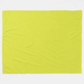 Banana Yellow Fleecedecke (Vorderseite (Horizontal))