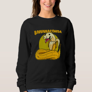 Bananaconda Schlange mit Banana Pajamas Anaconda P Sweatshirt