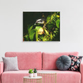 Bananaquit Bird essen tropische Fotografie Leinwanddruck (Insitu (Wohnzimmer))