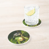 Bananaquit Bird essen tropische Fotografie Untersetzer (Seite)