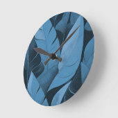 Bananarama Hawaiian Banana-Blätter Runde Wanduhr (Winkel)