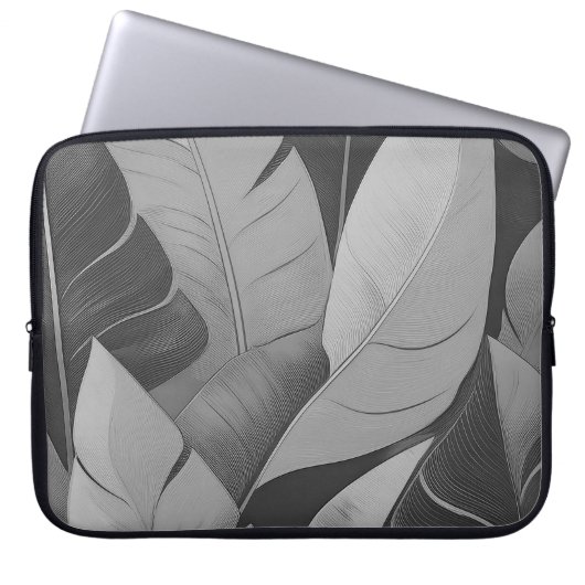Bananarama Hawaiian Banana Blätter Wetsuit Laptopschutzhülle (Vorderseite)