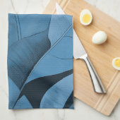 Bananarama Hawaiian Banana Leaves Geschirrtuch (Viertel Falte)