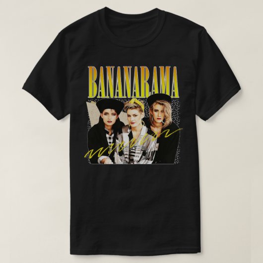 Bananarama Retro 80er Fan Art Design 2 T-Shirt (Design vorne)