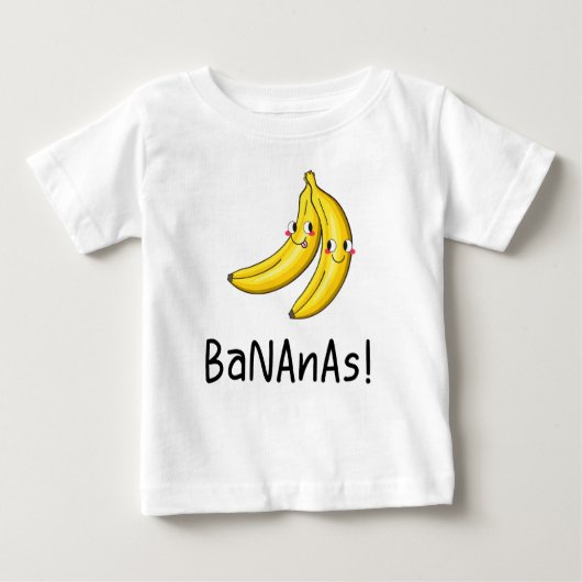 Bananas! Baby T-shirt (Vorderseite)
