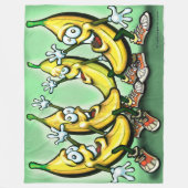 Bananas Fleece Blanket (Vorderseite)