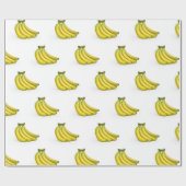 BANANAS FUNNY WRAPPING PAPIER GESCHENKPAPIER (Flach)