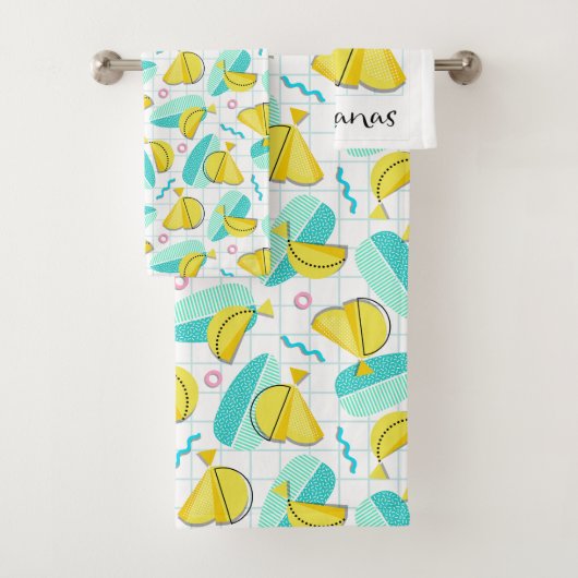 Bananas Memphis Badhandtuch Set (Insitu)