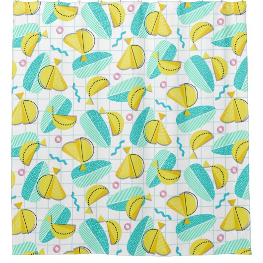 Bananas Memphis Duschvorhang (Vorderseite)