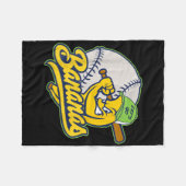 Bananas Nickname Personalisiert Nachname Apparel f Fleecedecke (Vorderseite (Horizontal))