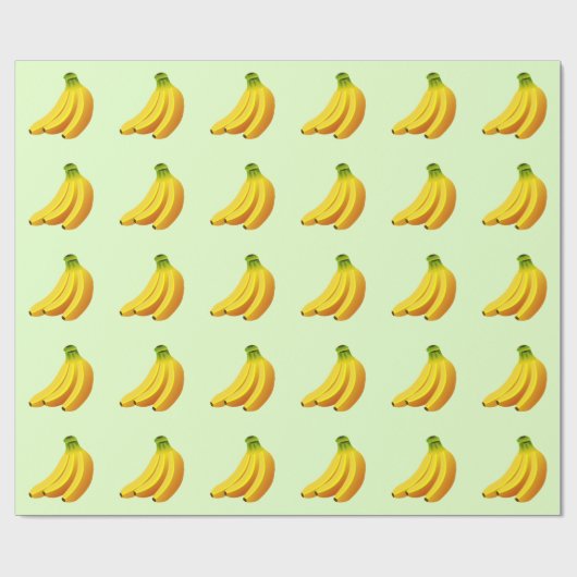 BANANAS PATTERN DESIGN Wrapping Paper Geschenkpapier (Flach)