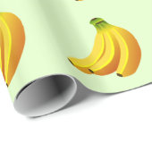 BANANAS PATTERN DESIGN Wrapping Paper Geschenkpapier (Rolleneckpunkt)