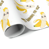 bananas quote geschenkpapier (Rolleneckpunkt)