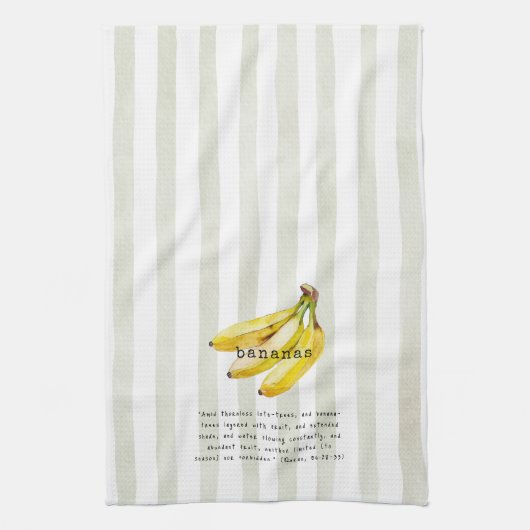 Bananas - Quran Verse Geschirrtuch (Vertikal)
