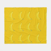bananas, Seamless pattern with bananas, food backg Fleecedecke (Vorderseite (Horizontal))