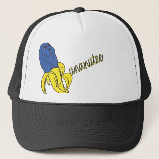 Bananatee Hut Truckerkappe (Vorderseite)