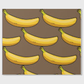 Banane anpassen geschenkpapier (Flach)