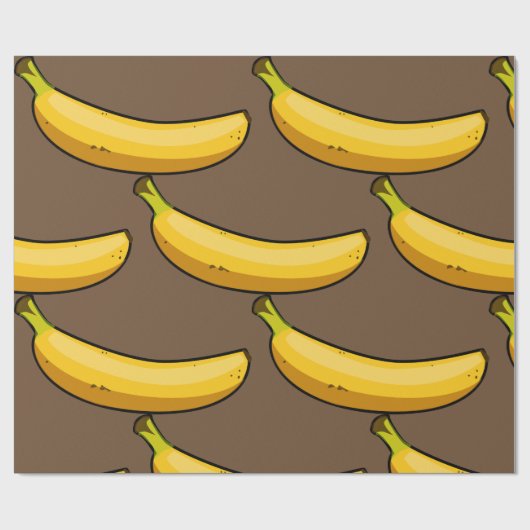 Banane anpassen geschenkpapier (Flach)