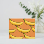 Banane anpassen postkarte (Stehend Vorderseite)
