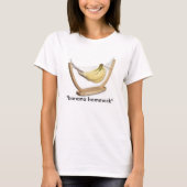 Banane, "Bananenhängematte " T-Shirt (Vorderseite)