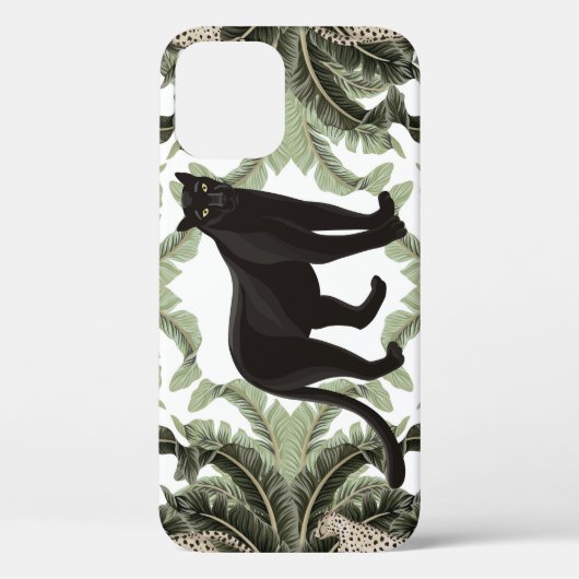 Banane Baum Gepard Tropisches Muster Case-Mate iPhone Hülle (Rückseite)