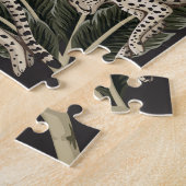 Banane Baum Gepard Tropisches Muster Puzzle (Seite)
